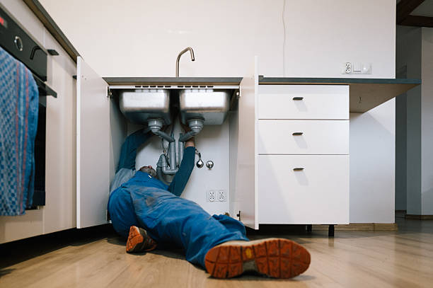Professional Emergency Plumber technician working in Webster, PA